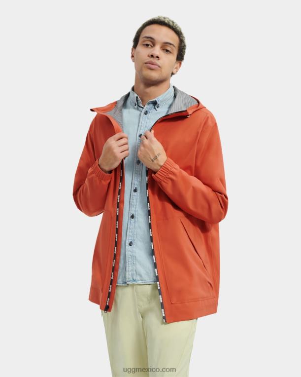 rojo adobe 00NF1794 UGG hombres abrigo de lluvia brennon