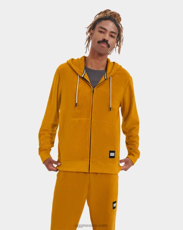 madera de teca 00NF283 UGG hombres forster sudadera con cremallera completa