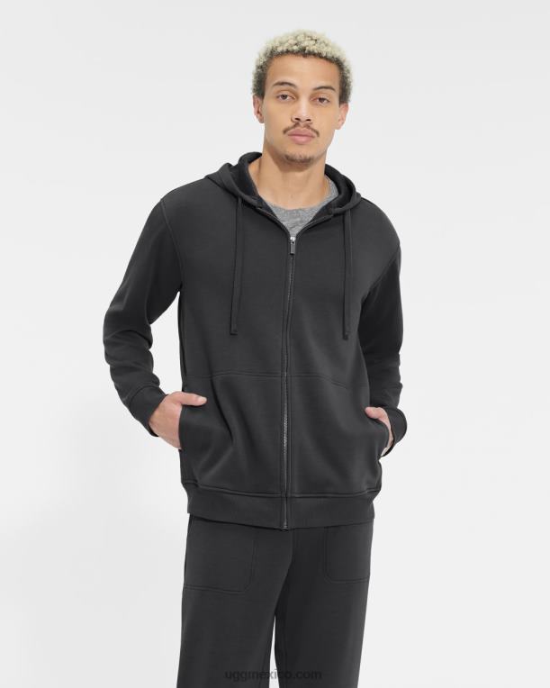 negro 00NF2345 UGG hombres sudadera con capucha de gordon