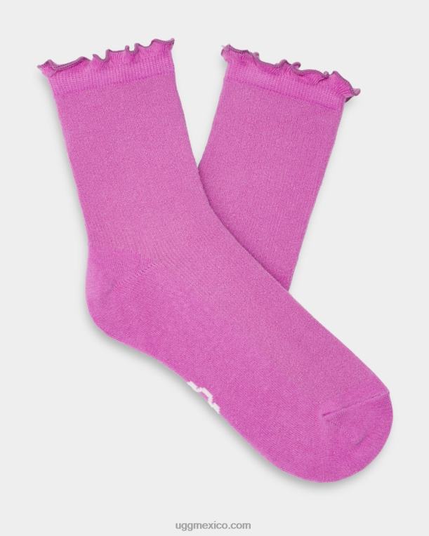 fabuloso 00NF385 UGG mujer calcetín con borde de lechuga karsyn