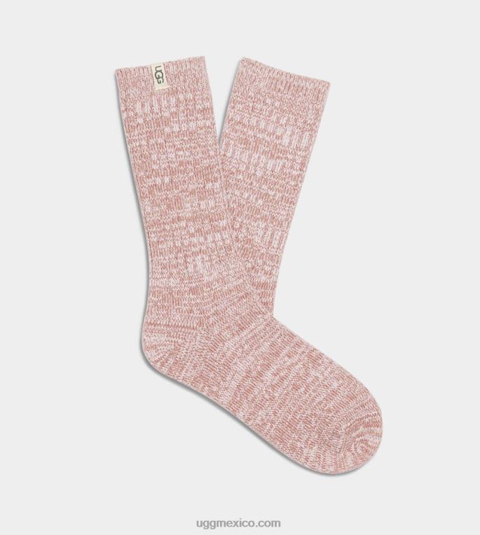 oscuridad 00NF2104 UGG mujer calcetín holgado de canalé
