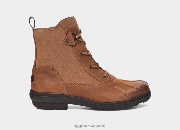 cuero castaño 00NF584 UGG mujer pato habsburgo