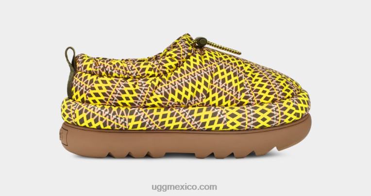 aceituna quemada 00NF699 UGG mujer zuecos maxi heritage trenzados