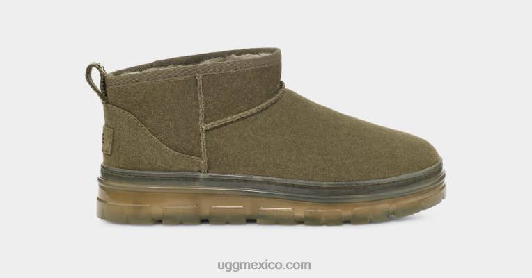 aceituna quemada 00NF789 UGG mujer clásico ultra mini claro