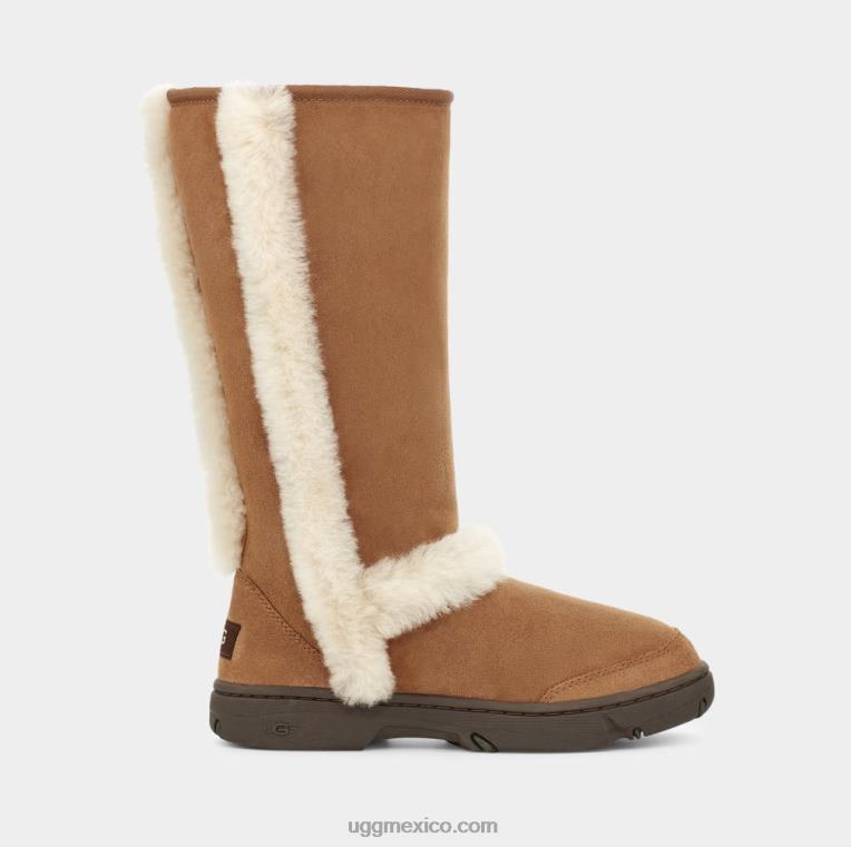 castaña 00NF594 UGG mujer rayos de sol alto