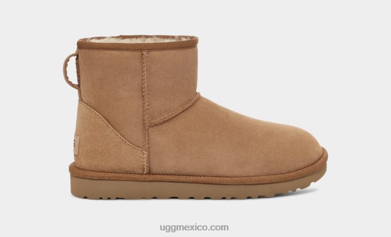 castaña 00NF5 UGG mujer mini clásico regenerado