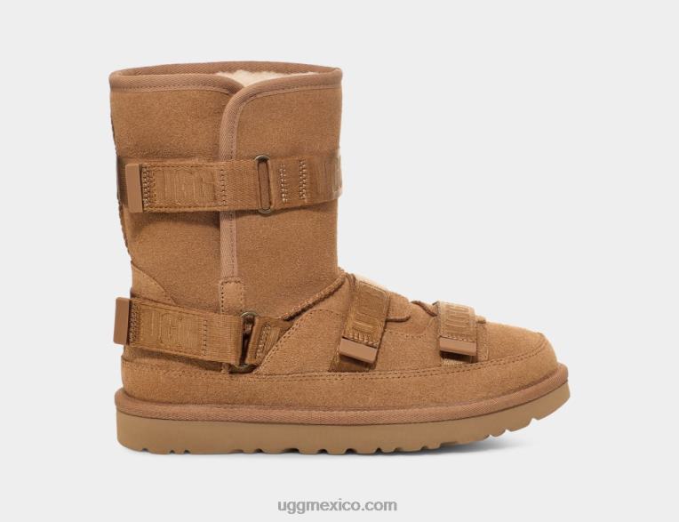 castaña 00NF851 UGG mujer híbrido corto clásico