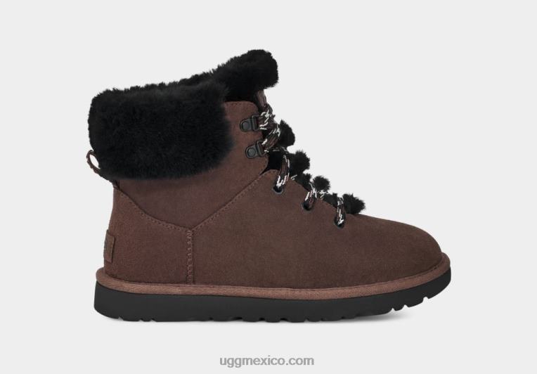 cedro quemado 00NF533 UGG mujer mini encaje alpino clásico