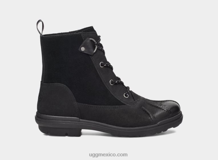 cuero negro 00NF735 UGG mujer pato habsburgo