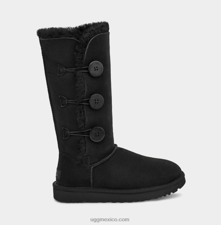 negro 00NF365 UGG mujer bota bailey button triplet ii