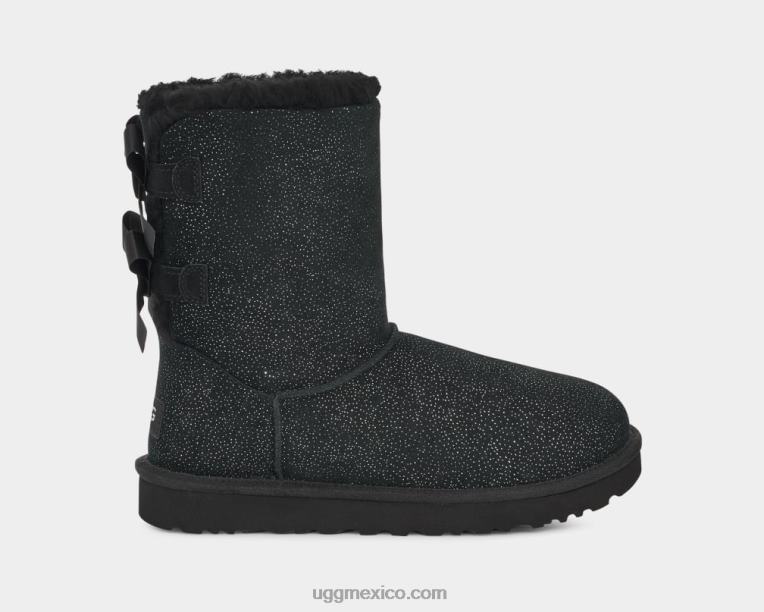 negro 00NF630 UGG mujer brillo del arco de bailey