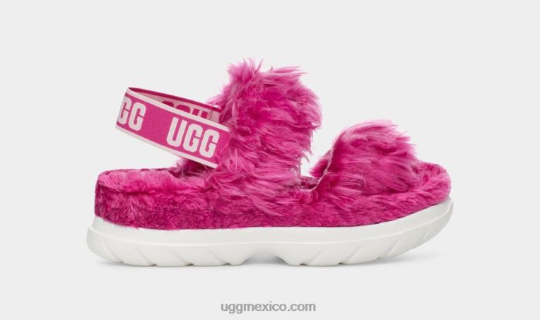 Dragon de fruta 00NF738 UGG mujer sandalia de azúcar de pelusa