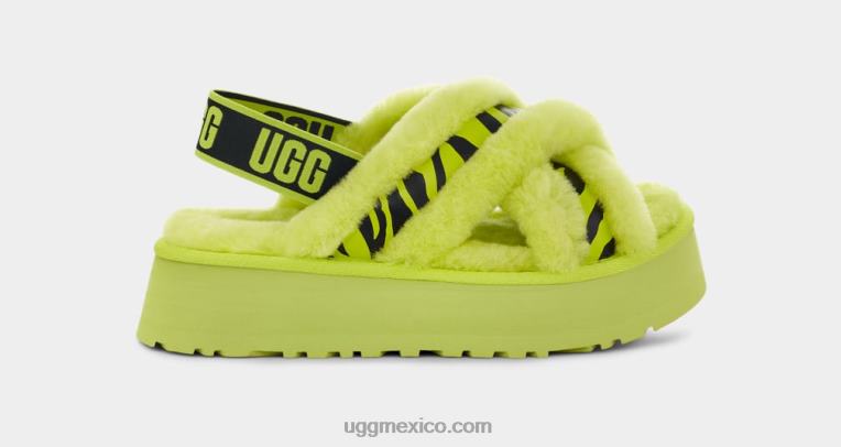 Lima 00NF737 UGG mujer tobogán cruz discoteca animalia
