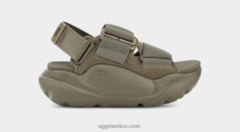 Musgo Verde 00NF2124 UGG mujer la street sandalia ante