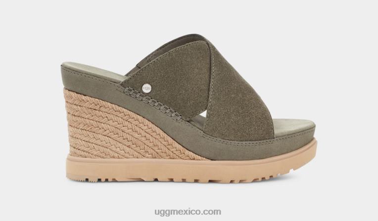 Musgo Verde 00NF452 UGG mujer diapositiva del abad