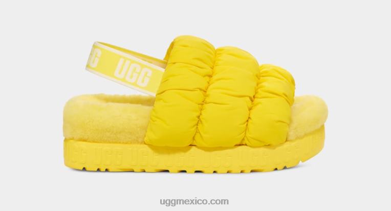 amarillo soleado 00NF536 UGG mujer scrunchita