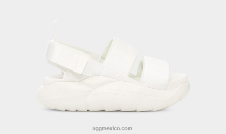 blanco brillante 00NF557 UGG mujer sandalia sport la nube