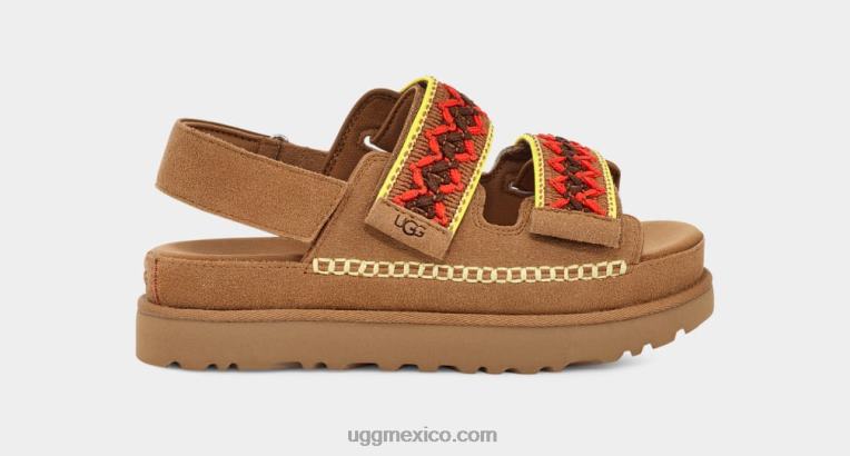 castaña 00NF513 UGG mujer trenza herencia goldenstar