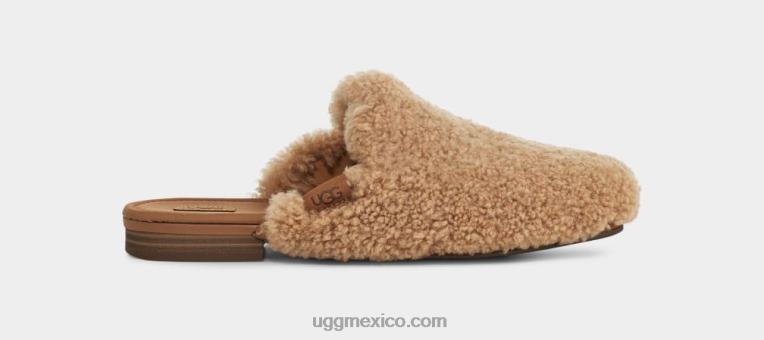 castaña 00NF745 UGG mujer mula acogedora janaya