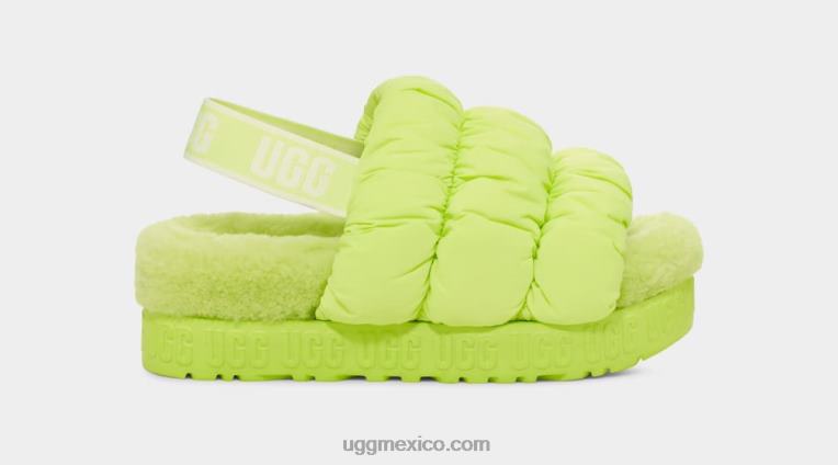 chartreuse pálido 00NF534 UGG mujer scrunchita
