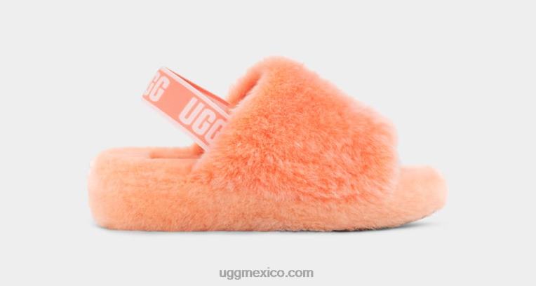 coral blando 00NF71 UGG mujer pelusa, sí, desliza la pluma