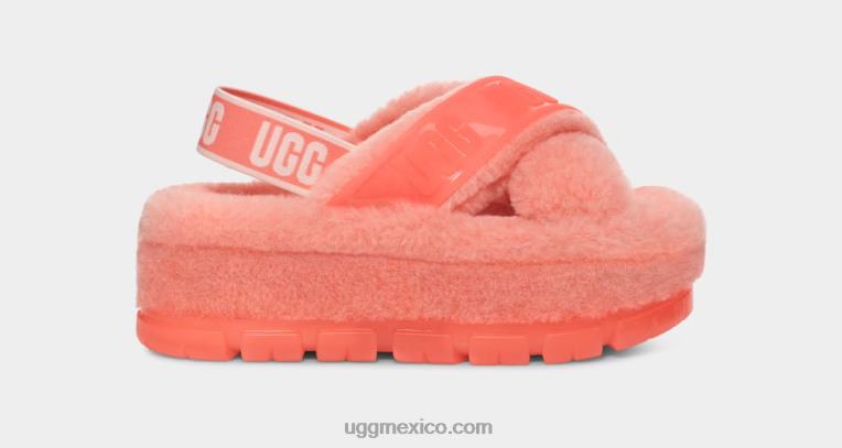 estrella de mar rosa 00NF730 UGG mujer fuzzita claro