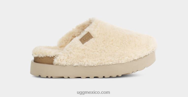 natural 00NF2101 UGG mujer tobogán de azúcar fuzz