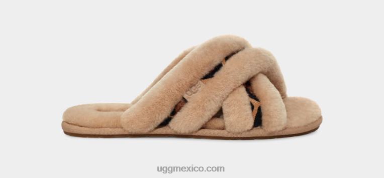 natural 00NF41 UGG mujer scuffita manchado