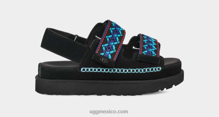 negro 00NF514 UGG mujer trenza herencia goldenstar