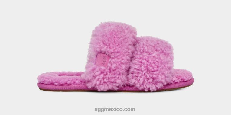 rubí púrpura 00NF681 UGG mujer maxi scuffetta rizado