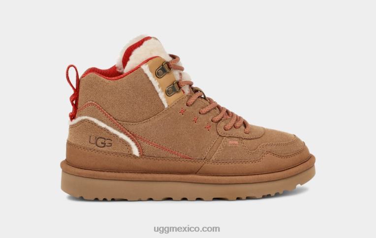 ante castaño/rojo fuego 00NF13 UGG mujer gamuza highland hi heritage