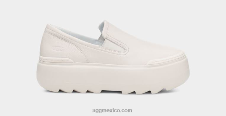 blanco brillante 00NF10 UGG mujer marin mega sin cordones