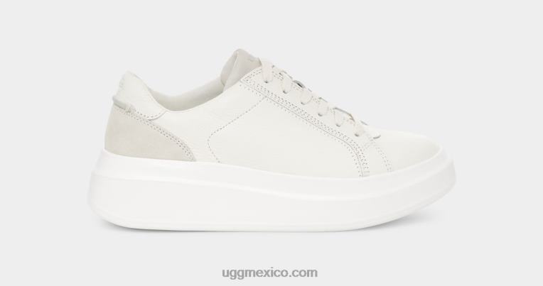 blanco brillante 00NF747 UGG mujer encaje de escape