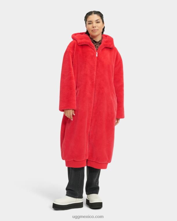 encender 00NF1274 UGG mujer abrigo de piel sintética extragrande koko