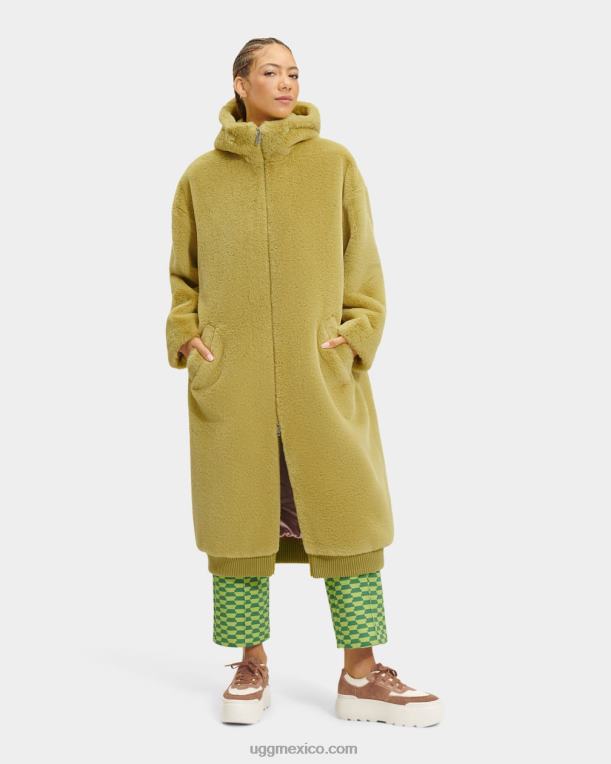 saborear 00NF1273 UGG mujer abrigo de piel sintética extragrande koko