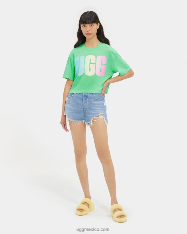 césped 00NF1257 UGG mujer camiseta corta con logo