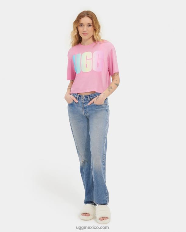 ensueño 00NF1255 UGG mujer camiseta corta con logo