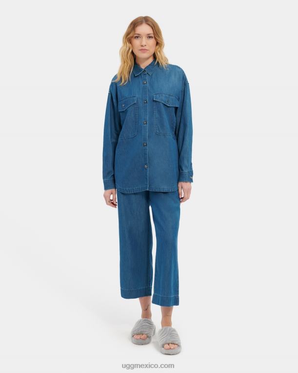 mezclilla 00NF92 UGG mujer camisa de manga larga kimya