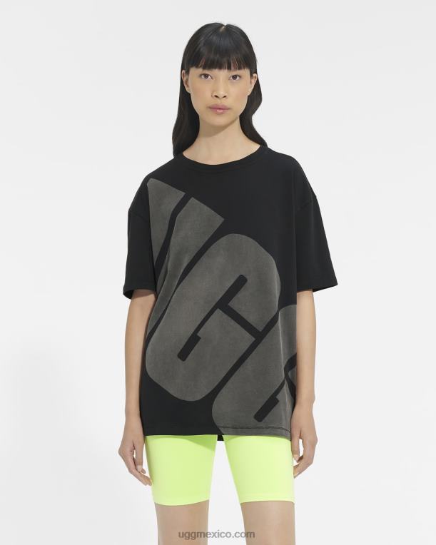 negro/carbón 00NF1321 UGG mujer camiseta con logo jacqueline