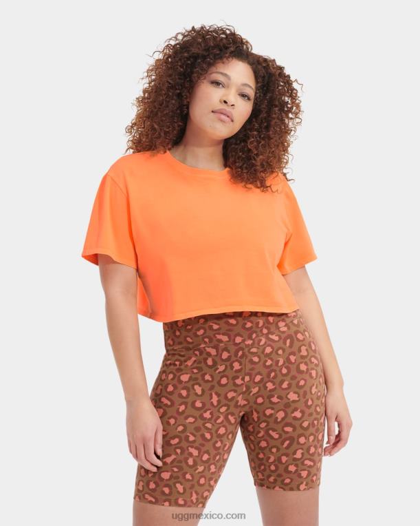 sorbete de naranja 00NF2233 UGG mujer camiseta corta tana