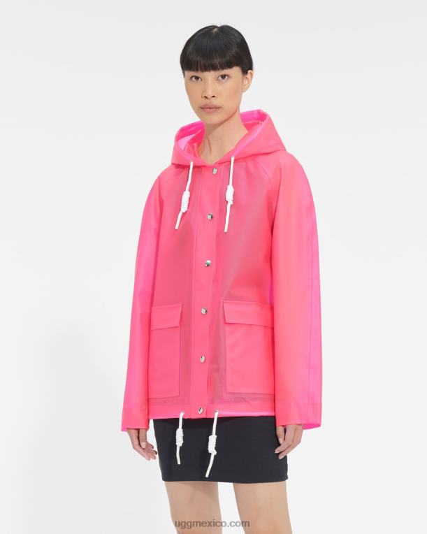 caramelo rosa 00NF1261 UGG mujer chubasquero hutton