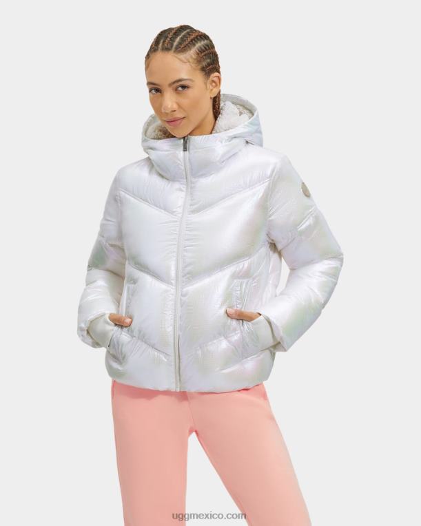 metálico 00NF89 UGG mujer puffer corto ronney metalizado