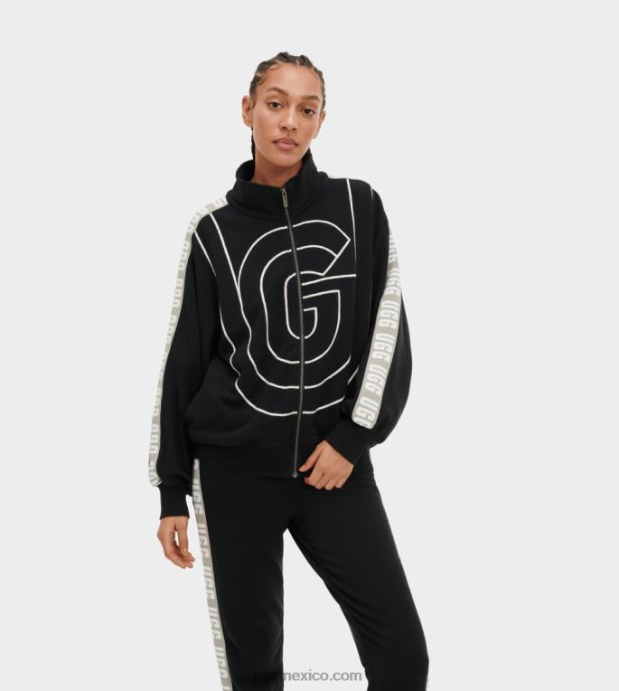 negro 00NF1314 UGG mujer chaqueta de chándal de ensueño
