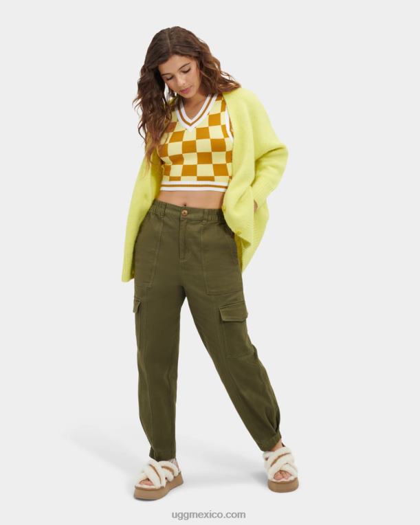 aceituna quemada 00NF1251 UGG mujer pantalón cargo kensley
