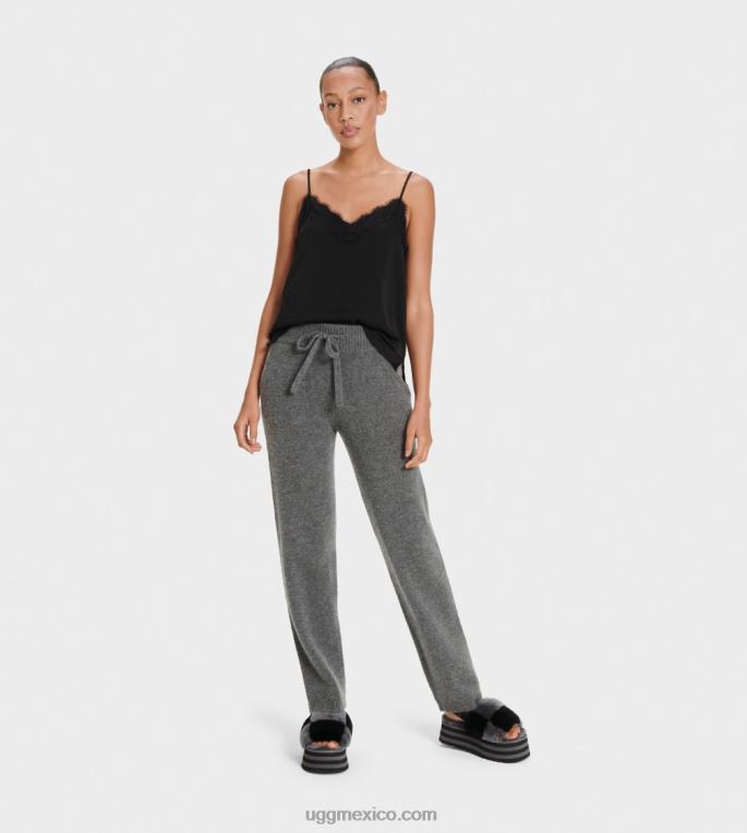 carbón 00NF1328 UGG mujer pantalón aida en mezcla de cachemira