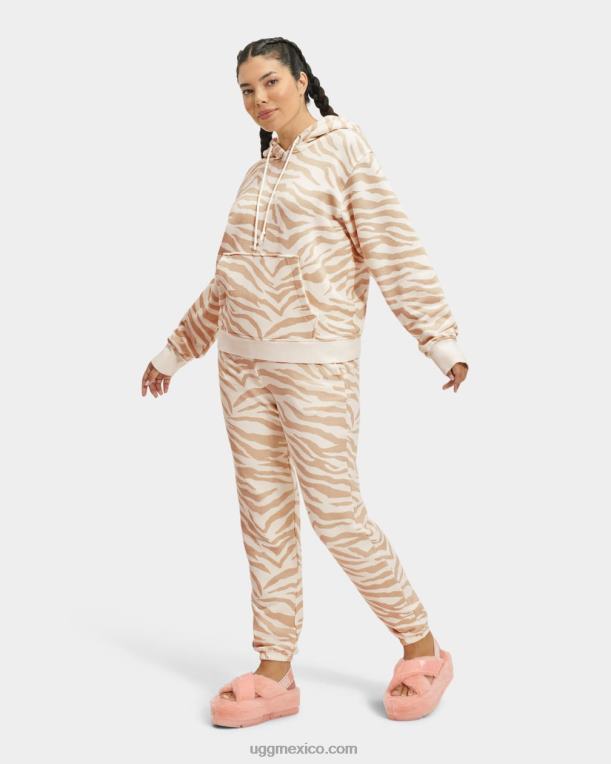 cebra blanca 00NF1318 UGG mujer daniella pantalón de chándal cebra