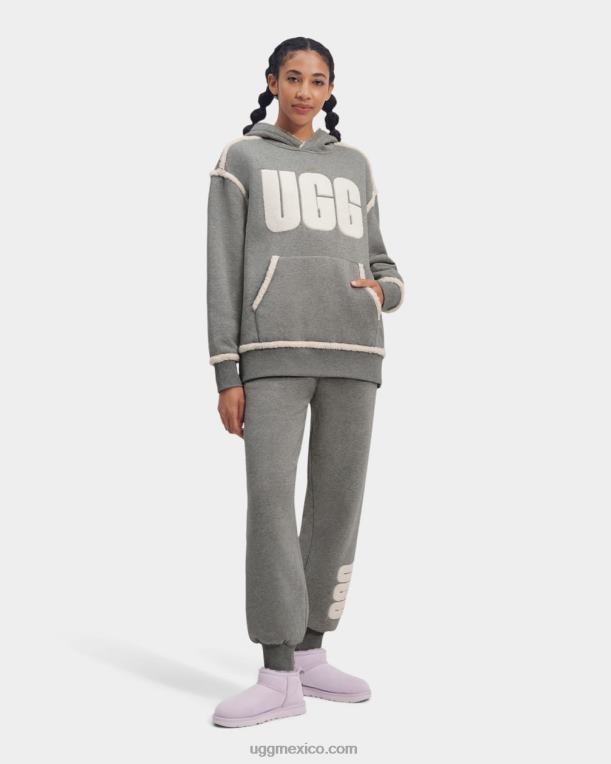 sello 00NF1066 UGG mujer logotipo de pantalón de vellón adherido daylin