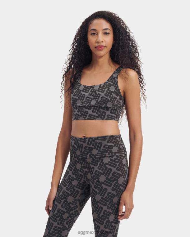 monograma gráfico negro 00NF2059 UGG mujer monograma bralette zayley