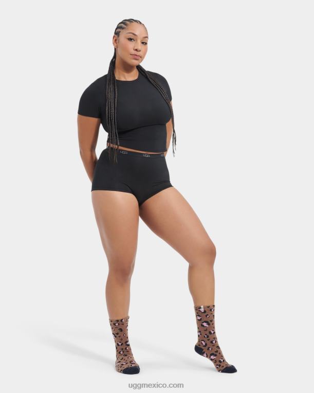 negro 00NF946 UGG mujer pantalones cortos de chico descarado desiray