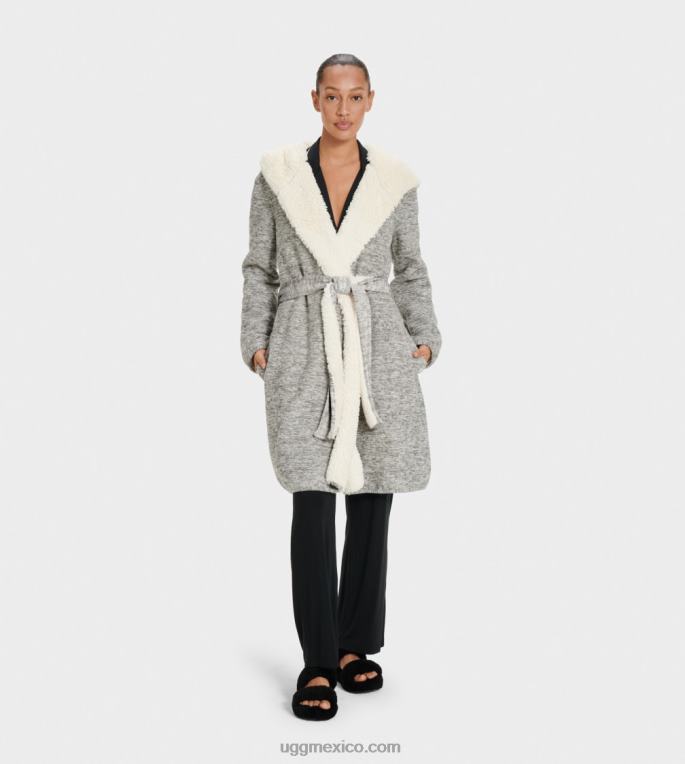 brezo gris 00NF1135 UGG mujer bata reversible portula